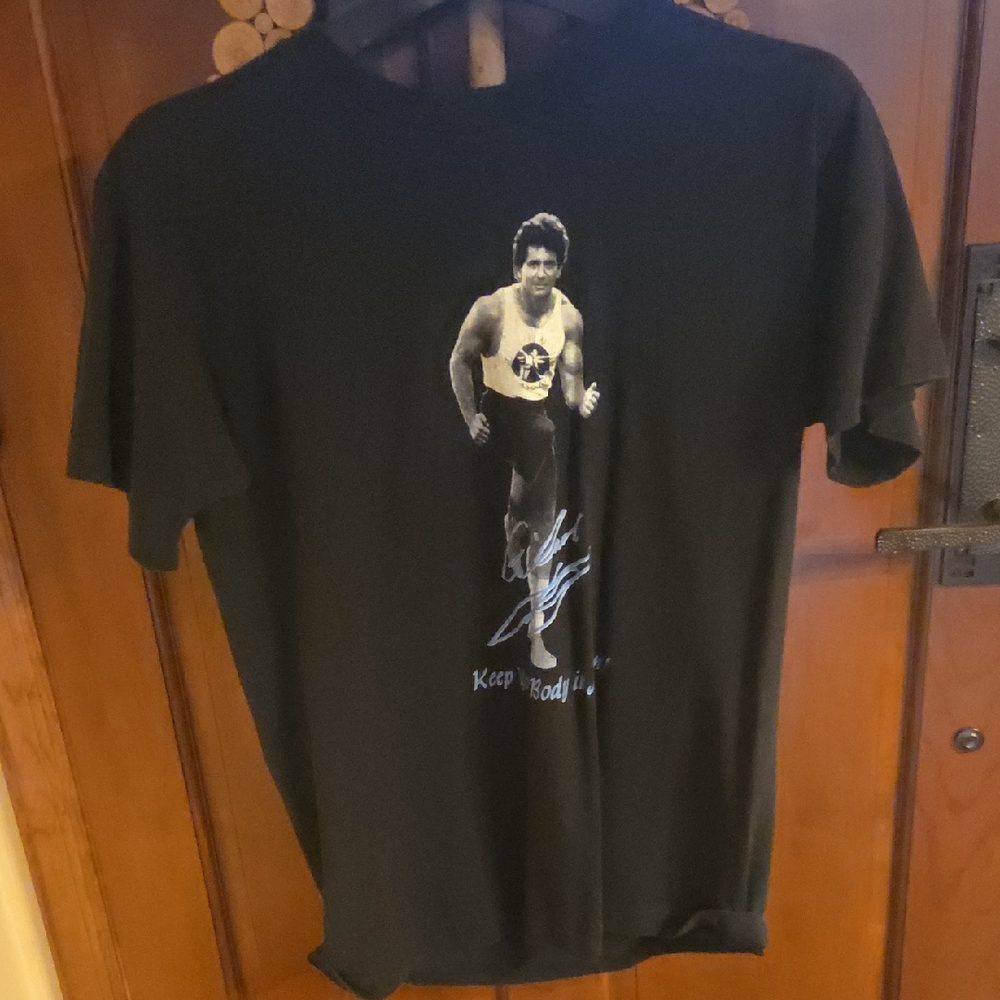 Fruit of the Loom Black Graphic Men's T-Shirt